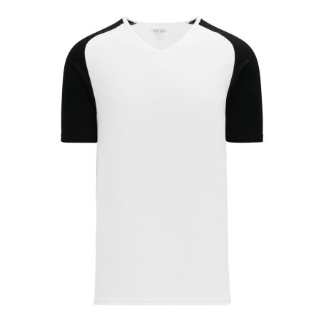 A1375 Apparel Short Sleeve Shirt - White/Black