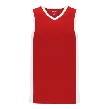 B2115 Pro Basketball Jersey - Red/White