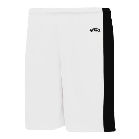 BS9145 Pro Basketball Shorts - White/Black