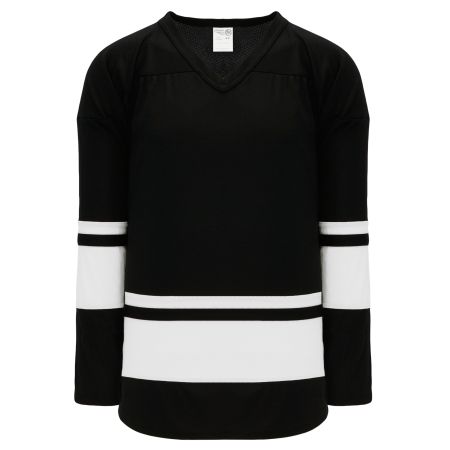 H6400 League Hockey Jersey - Black/White