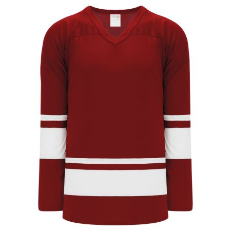 H6400 League Hockey Jersey - Av Red/White