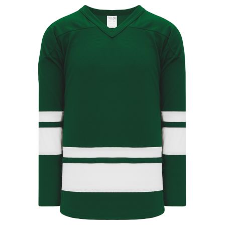 H6400 League Hockey Jersey - Dark Green/White