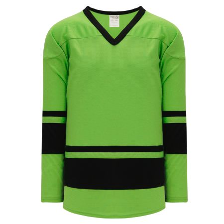 H6400 League Hockey Jersey - Lime Green/Black
