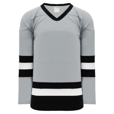 H6500 League Hockey Jersey - Grey/Black/White