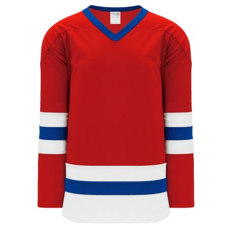 H6500 League Hockey Jersey - Red/Royal/White