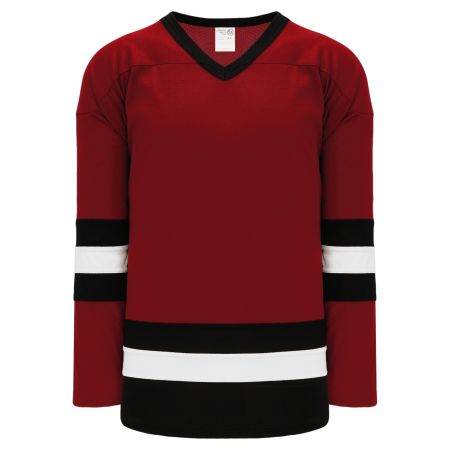 H6500 League Hockey Jersey - Av Red/Black/White