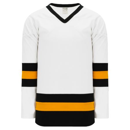 H6500 League Hockey Jersey - White/Black/Gold
