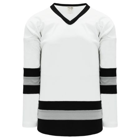H6500 League Hockey Jersey - White/Black/Grey