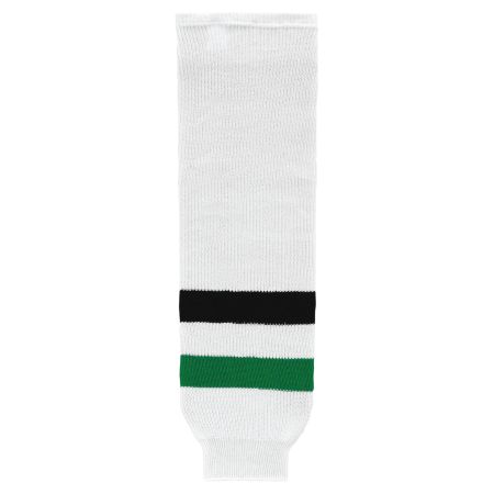 HS630 Knitted Striped Hockey Socks - 2013 Dallas White