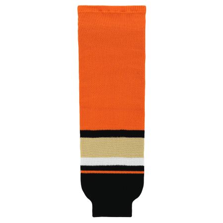 HS630 Knitted Striped Hockey Socks - 2014 Anaheim Black