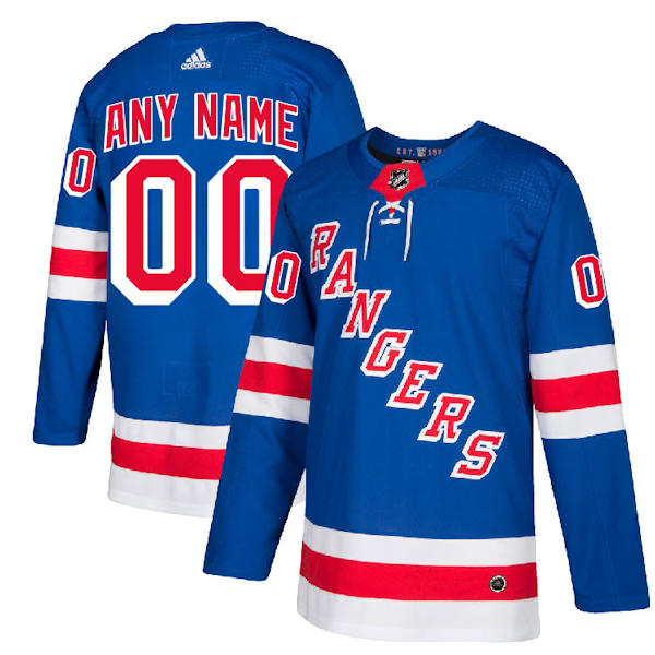 Custom New York Rangers Jersey Adidas 