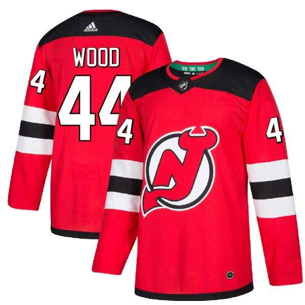 44 Miles Wood New Jersey Devils Jersey 