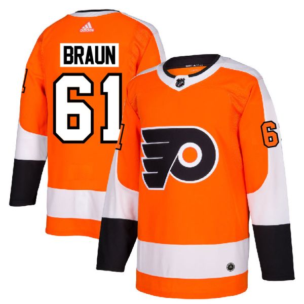 Justin Braun Philadelphia Flyers Jersey 