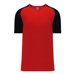 A1375 Apparel Short Sleeve Shirt - Red/Black