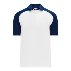 A1815 Apparel Polo Shirt - White/Navy