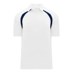 A1820 Apparel Polo Shirt - White/Navy