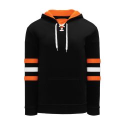 A1845 Apparel Sweatshirt - Black/White/Orange