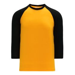 A1846 Apparel Short Sleeve Shirt - Gold/Black