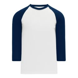 A1846 Apparel Short Sleeve Shirt - White/Navy