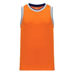 B1710 Pro Basketball Jersey - Orange/Royal/White/Grey