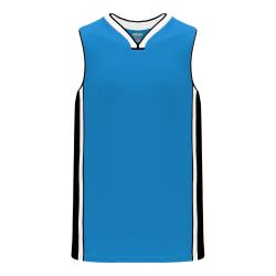 B1715 Pro Basketball Jersey - Pro Blue/Black/White