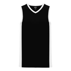 B2115 Pro Basketball Jersey - Black/White