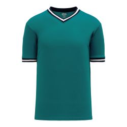 BA1333 Pullover Baseball Jersey - Pacific Teal/Navy/White