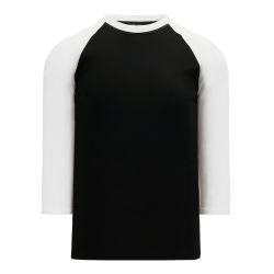 BA1846 Pullover Baseball Jersey - Black/White