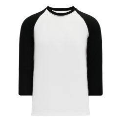 BA1846 Pullover Baseball Jersey - White/Black