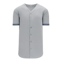 BA5500 Full Button Baseball Jersey - Nyy Grey/Navy/White