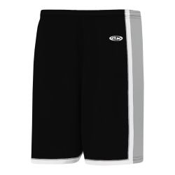 BS1735 Pro Basketball Shorts - Black/Grey/White