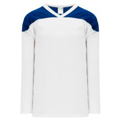 H6100 League Hockey Jersey - White/Royal