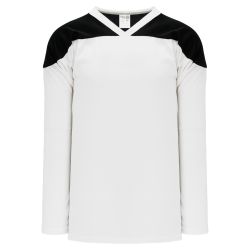 H6100 League Hockey Jersey - White/Black