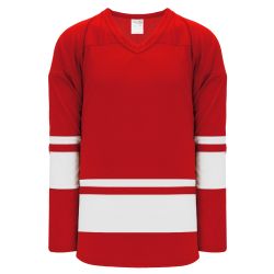 H6400 League Hockey Jersey - Red/White