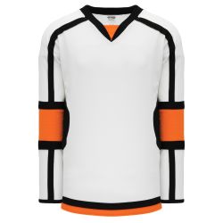 H7000 Select Hockey Jersey - White/Orange/Black