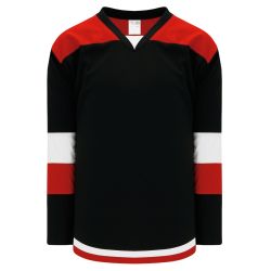 H7400 Select Hockey Jersey - Black/Red/White