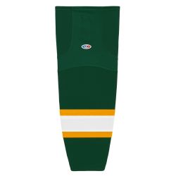 HS2100 Lightweight Pro Hockey Socks - Dark Green/Gold/White