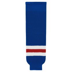 HS630 Knitted Striped Hockey Socks - Winnipeg Royal