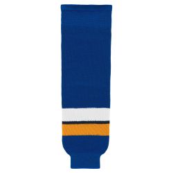 HS630 Knitted Striped Hockey Socks - 2014 St. Louis Royal