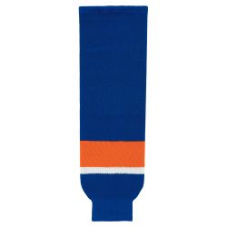 HS630 Knitted Striped Hockey Socks - 2010 New York Islanders Royal
