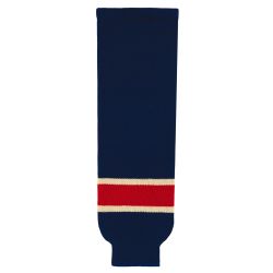 HS630 Knitted Striped Hockey Socks - New York Rangers Heritage Navy