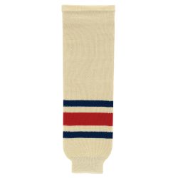 HS630 Knitted Striped Hockey Socks - New York Rangers Winter Classic Sand