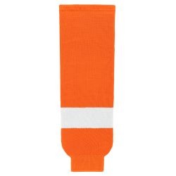 HS630 Knitted Striped Hockey Socks - 2011 Philadelphia Orange