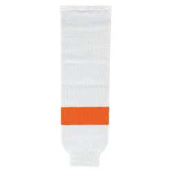 HS630 Knitted Striped Hockey Socks - 2011 Philadelphia White