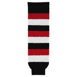 HS630 Knitted Striped Hockey Socks - 67'S Away (Ottawa)