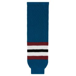 HS630 Knitted Striped Hockey Socks - Colorado 3rd Capital