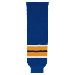 HS630 Knitted Striped Hockey Socks - 1998 St. Louis Royal