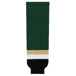 HS630 Knitted Striped Hockey Socks - Dallas 3rd Forest