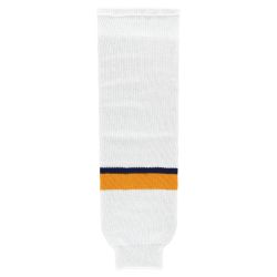 HS630 Knitted Striped Hockey Socks - 2017 Nashville White