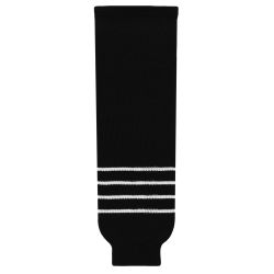 HS630 Knitted Striped Hockey Socks - 2015 Ny Islanders 3rd Black